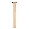 Eiken blokpoten - 8x8 cm - per SET (4 stuks, los) - hoogte: 72 cm - "losse" blok tafelpoten - rustiek eikenhout (B/C), verlijmd