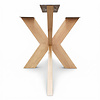 Eiken matrixpoot - 5x15 cm - 70x140 cm - hoogte: 72 cm - matrix/spinpoot tafelonderstel - rustiek eikenhout (B/C)