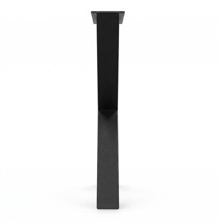Stalen X-tafelpoten - zwart (RAL 9005) - per SET (2 stuks) - koker: 8x8 cm - breedte: 76 cm - hoogte: 72 cm - zwarte X-poot - gecoat metaal Stalen X-tafelpoten - zwart (RAL 9005) - per SET (2 stuks) - koker: 8x8 cm - breedte: 76 cm - hoogte: 72 cm - zwarte X-poot - gecoat metaal