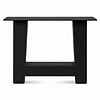 Stalen A poten - zwart (RAL 9005) - per SET (2 stuks) - koker: 8x8 cm - breedte: 55 cm - hoogte: 40 cm - zwarte salon A-tafelpoot - gecoat metaal Stalen A poten - zwart (RAL 9005) - per SET (2 stuks) - koker: 8x8 cm - breedte: 55 cm - hoogte: 40 cm - zwarte salon A-tafelpoot - gecoat metaal