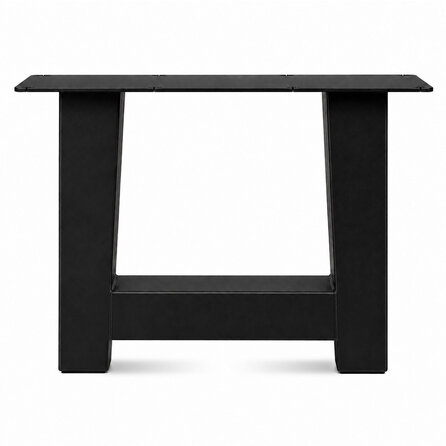 Stalen A poten - zwart (RAL 9005) - per SET (2 stuks) - koker: 8x8 cm - breedte: 55 cm - hoogte: 40 cm - zwarte salon A-tafelpoot - gecoat metaal Stalen A poten - zwart (RAL 9005) - per SET (2 stuks) - koker: 8x8 cm - breedte: 55 cm - hoogte: 40 cm - zwarte salon A-tafelpoot - gecoat metaal