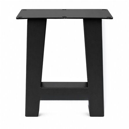Stalen A bankpoten - zwart (RAL 9005) - per SET (2 stuks) - koker: 6x6 cm - breedte: 32 cm - hoogte: 42 cm - zwarte A-poot bankje - gecoat metaal Stalen A bankpoten - zwart (RAL 9005) - per SET (2 stuks) - koker: 6x6 cm - breedte: 32 cm - hoogte: 42 cm - zwarte A-poot bankje - gecoat metaal