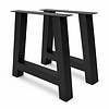 Stalen A-tafelpoten - zwart (RAL 9005) - per SET (2 stuks) - koker: 8x8 cm - breedte: 78 cm - hoogte: 72 cm - zwarte A-poot - gecoat metaal Stalen A-tafelpoten - zwart (RAL 9005) - per SET (2 stuks) - koker: 8x8 cm - breedte: 78 cm - hoogte: 72 cm - zwarte A-poot - gecoat metaal
