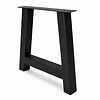 Stalen A-tafelpoten - zwart (RAL 9005) - per SET (2 stuks) - koker: 8x8 cm - breedte: 78 cm - hoogte: 72 cm - zwarte A-poot - gecoat metaal Stalen A-tafelpoten - zwart (RAL 9005) - per SET (2 stuks) - koker: 8x8 cm - breedte: 78 cm - hoogte: 72 cm - zwarte A-poot - gecoat metaal