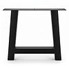 Stalen A-tafelpoten - zwart (RAL 9005) - per SET (2 stuks) - koker: 8x8 cm - breedte: 78 cm - hoogte: 72 cm - zwarte A-poot - gecoat metaal Stalen A-tafelpoten - zwart (RAL 9005) - per SET (2 stuks) - koker: 8x8 cm - breedte: 78 cm - hoogte: 72 cm - zwarte A-poot - gecoat metaal