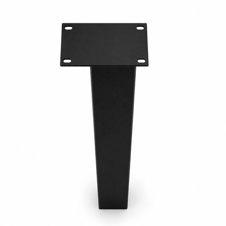 Stalen blokpoten - zwart (RAL 9005) - per SET (4 stuks, los) - koker: 8x8 cm - 72 cm hoog - "losse" zwarte blok tafelpoten - gecoat metaal Stalen blokpoten - zwart (RAL 9005) - per SET (4 stuks, los) - koker: 8x8 cm - 72 cm hoog - "losse" zwarte blok tafelpoten - gecoat metaal