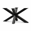 Stalen matrixpoot - zwart (RAL 9005) - koker: 8x8 cm - diverse afmetingen - hoogte: 72 cm - matrix tafelonderstel - gecoat metaal Stalen matrixpoot - zwart (RAL 9005) - koker: 8x8 cm - diverse afmetingen - hoogte: 72 cm - matrix tafelonderstel - gecoat metaal