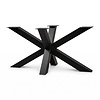 Stalen matrixpoot - zwart (RAL 9005) - koker: 8x8 cm - diverse afmetingen - hoogte: 72 cm - matrix tafelonderstel - gecoat metaal Stalen matrixpoot - zwart (RAL 9005) - koker: 8x8 cm - diverse afmetingen - hoogte: 72 cm - matrix tafelonderstel - gecoat metaal