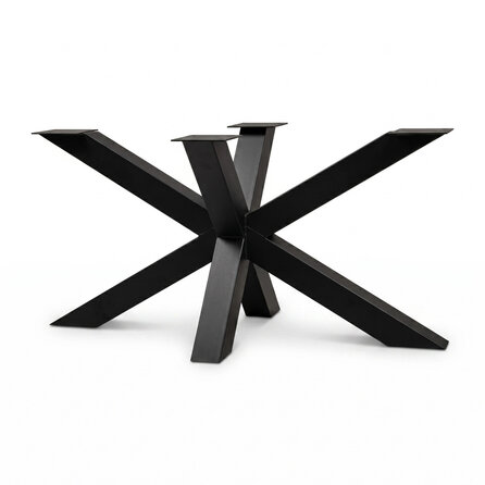 Stalen matrixpoot - zwart (RAL 9005) - koker: 8x8 cm - diverse afmetingen - hoogte: 72 cm - matrix tafelonderstel - gecoat metaal Stalen matrixpoot - zwart (RAL 9005) - koker: 8x8 cm - diverse afmetingen - hoogte: 72 cm - matrix tafelonderstel - gecoat metaal
