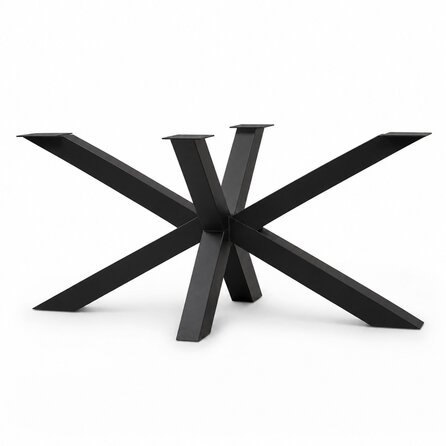 Stalen matrixpoot - zwart (RAL 9005) - koker: 8x8 cm - diverse afmetingen - hoogte: 72 cm - matrix tafelonderstel - gecoat metaal Stalen matrixpoot - zwart (RAL 9005) - koker: 8x8 cm - diverse afmetingen - hoogte: 72 cm - matrix tafelonderstel - gecoat metaal