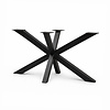 Stalen matrixpoot - zwart (RAL 9005) - koker: 6x6 cm - diverse afmetingen - hoogte: 72 cm - matrix tafelonderstel - gecoat metaal Stalen matrixpoot - zwart (RAL 9005) - koker: 6x6 cm - diverse afmetingen - hoogte: 72 cm - matrix tafelonderstel - gecoat metaal