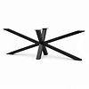 Stalen matrixpoot - zwart (RAL 9005) - koker: 10x10 cm - diverse afmetingen - hoogte: 69 of 72 cm - matrix tafelonderstel - gecoat metaal Stalen matrixpoot - zwart (RAL 9005) - koker: 10x10 cm - diverse afmetingen - hoogte: 69 of 72 cm - matrix tafelonderstel - gecoat metaal