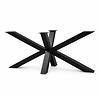 Stalen matrixpoot - zwart (RAL 9005) - koker: 10x10 cm - diverse afmetingen - hoogte: 69 of 72 cm - matrix tafelonderstel - gecoat metaal Stalen matrixpoot - zwart (RAL 9005) - koker: 10x10 cm - diverse afmetingen - hoogte: 69 of 72 cm - matrix tafelonderstel - gecoat metaal