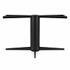 Stalen vierpoot tafelonderstel - zwart (RAL 9005) - buisprofiel: 16 / 21,9 cm - 73x140 of 78x180 cm - hoogte: 73 cm - gecoat metaal Stalen vierpoot tafelonderstel - zwart (RAL 9005) - buisprofiel: 16 / 21,9 cm - 73x140 of 78x180 cm - hoogte: 73 cm - gecoat metaal