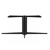 Stalen vierpoot tafelonderstel - zwart (RAL 9005) - buisprofiel: 16 / 21,9 cm - 73x140 of 78x180 cm - hoogte: 73 cm - gecoat metaal Stalen vierpoot tafelonderstel - zwart (RAL 9005) - buisprofiel: 16 / 21,9 cm - 73x140 of 78x180 cm - hoogte: 73 cm - gecoat metaal