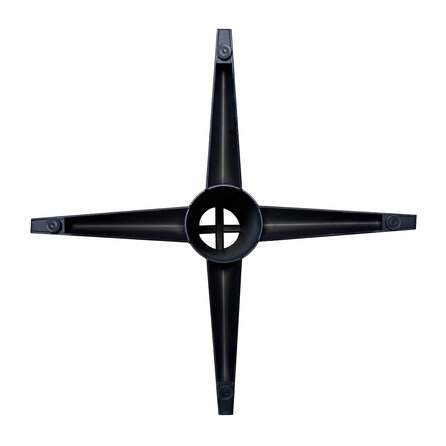 Stalen vierpoot tafelonderstel - zwart (RAL 9005) - buisprofiel: 16 cm - 84x84 cm - hoogte: 73 cm - gecoat metaal Stalen vierpoot tafelonderstel - zwart (RAL 9005) - buisprofiel: 16 cm - 84x84 cm - hoogte: 73 cm - gecoat metaal