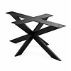 Stalen salontafel matrixpoot - zwart (RAL 9005) - koker: 6x2 cm - 60x90 cm - hoogte: 40 cm - salon tafelonderstel - gecoat metaal Stalen salontafel matrixpoot - zwart (RAL 9005) - koker: 6x2 cm - 60x90 cm - hoogte: 40 cm - salon tafelonderstel - gecoat metaal