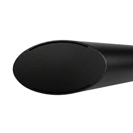 Stalen salontafel matrixpoot rond - zwart (RAL 9005) - diameter buis: 6 cm - 58x78 cm - hoogte: 40 cm - salon tafelonderstel - gecoat metaal Stalen salontafel matrixpoot rond - zwart (RAL 9005) - diameter buis: 6 cm - 58x78 cm - hoogte: 40 cm - salon tafelonderstel - gecoat metaal