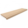 Eiken overzet vensterbank - op maat - 2 cm dik - 2-laags opgedikt (2+2 cm) - foutvrij eikenhout (A/B), verlijmd - 20 mm Eiken overzet vensterbank - op maat - 2 cm dik - 2-laags opgedikt (2+2 cm) - foutvrij eikenhout (A/B), verlijmd - 20 mm