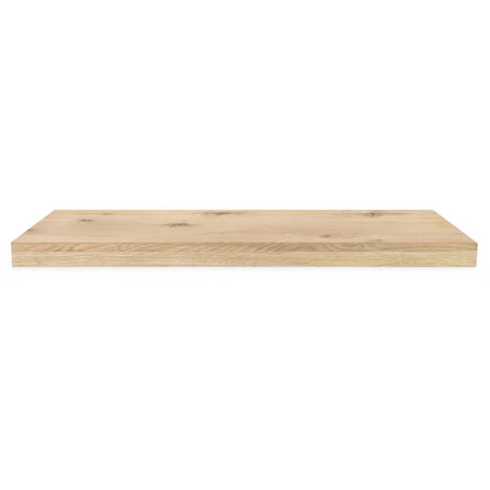 Eiken overzet vensterbank - op maat - 2 cm dik - 2-laags opgedikt (2+2,7 cm) - rustiek eikenhout (B/C), verlijmd - 20 mm Eiken overzet vensterbank - op maat - 2 cm dik - 2-laags opgedikt (2+2,7 cm) - rustiek eikenhout (B/C), verlijmd - 20 mm