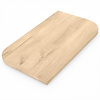 Eiken tafelblad - diagonaal rond-haaks - op maat - 2,7 cm dik - foutvrij eikenhout (A/B) - verlijmd, brede lamel (9-12 cm) - 27 mm Eiken tafelblad - diagonaal rond-haaks - op maat - 2,7 cm dik - foutvrij eikenhout (A/B) - verlijmd, brede lamel (9-12 cm) - 27 mm