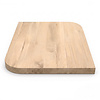 Eiken tafelblad - vierkant - diagonaal rond-haaks - 4 cm dik - foutvrij eikenhout (A/B) - verlijmd, brede lamel (9-12 cm) - 40 mm Eiken tafelblad - vierkant - diagonaal rond-haaks - 4 cm dik - foutvrij eikenhout (A/B) - verlijmd, brede lamel (9-12 cm) - 40 mm