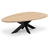 Eiken eettafel - organisch / kiezel - 4 cm dik - eiken tafel van foutvrij eikenhout (A/B) met brede lamel - 40 mm Eiken eettafel - organisch / kiezel - 4 cm dik - eiken tafel van foutvrij eikenhout (A/B) met brede lamel - 40 mm
