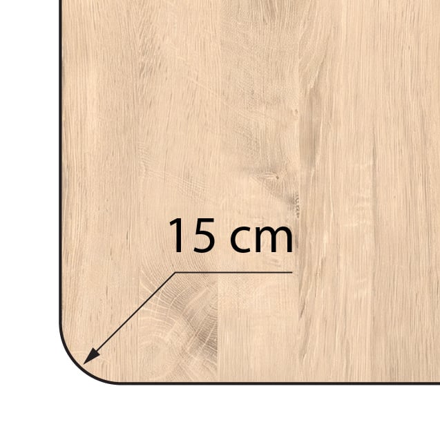 Radius: 15 cm
