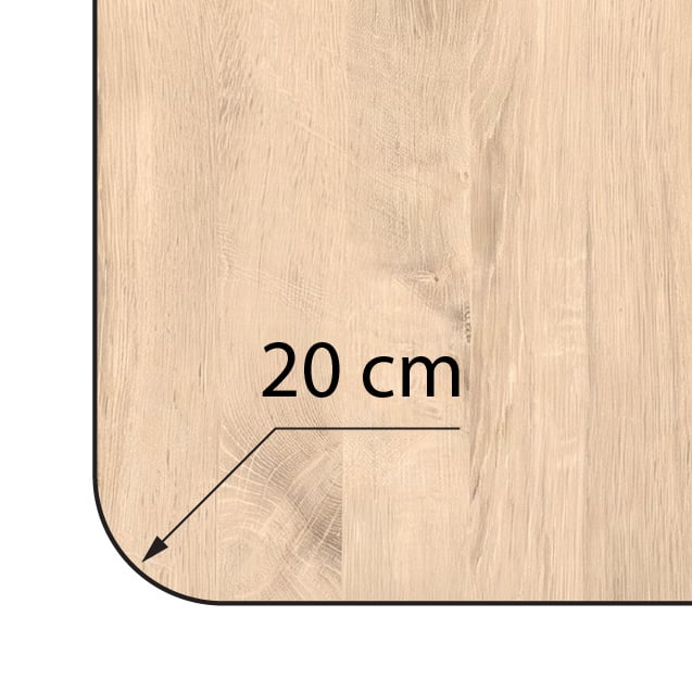Radius: 20 cm