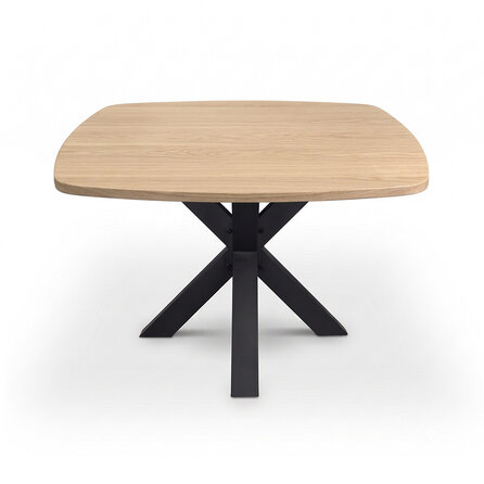Eiken eettafel - Deens ovaal - vierkant - 2,7 cm dik - vierkante eiken tafel van foutvrij eikenhout (A/B) met brede lamel - 27 mm Eiken eettafel - Deens ovaal - vierkant - 2,7 cm dik - vierkante eiken tafel van foutvrij eikenhout (A/B) met brede lamel - 27 mm