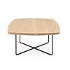 Eiken salontafel - Deens ovaal - vierkant - 2,7 cm dik - vierkante eiken tafel van foutvrij eikenhout (A/B) met brede lamel - 27 mm Eiken salontafel - Deens ovaal - vierkant - 2,7 cm dik - vierkante eiken tafel van foutvrij eikenhout (A/B) met brede lamel - 27 mm