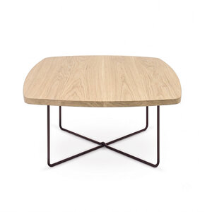 Eiken salontafel - Deens ovaal - vierkant - 2,7 cm - foutvrij - met brede lamel Eiken salontafel - Deens ovaal - vierkant - 2,7 cm - foutvrij - met brede lamel