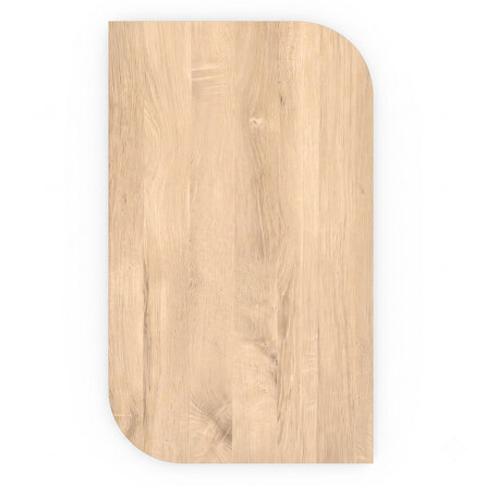 Eiken salontafel - diagonaal rond-haaks - op maat - 2,7 cm dik - eiken tafel van foutvrij eikenhout (A/B) met brede lamel - 27 mm Eiken salontafel - diagonaal rond-haaks - op maat - 2,7 cm dik - eiken tafel van foutvrij eikenhout (A/B) met brede lamel - 27 mm
