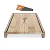 Eiken overzettrede - met dubbele neus van 7,5 cm hoog (2 stuks) - op maat - 2 cm dik - rustiek eikenhout (B/C) - verlijmde overzet traptrede - 20 mm Eiken overzettrede - met dubbele neus van 7,5 cm hoog (2 stuks) - op maat - 2 cm dik - rustiek eikenhout (B/C) - verlijmde overzet traptrede - 20 mm