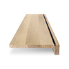 Eiken overzettrede - op maat - 2 cm dik - met neus van 8 cm hoog - foutvrij eikenhout (A/B) - verlijmde overzet traptrede - 20 mm Eiken overzettrede - op maat - 2 cm dik - met neus van 8 cm hoog - foutvrij eikenhout (A/B) - verlijmde overzet traptrede - 20 mm