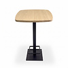 Eiken bartafel - Deens ovaal - vierkant - 2,7 cm dik - vierkante eiken bar-/sta (horeca) tafel van foutvrij eikenhout (A/B) met brede lamel - 27 mm Eiken bartafel - Deens ovaal - vierkant - 2,7 cm dik - vierkante eiken bar-/sta (horeca) tafel van foutvrij eikenhout (A/B) met brede lamel - 27 mm
