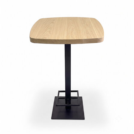 Eiken bartafel - Deens ovaal - vierkant - 4 cm dik - vierkante eiken bar-/sta (horeca) tafel van foutvrij eikenhout (A/B) met brede lamel - 40 mm Eiken bartafel - Deens ovaal - vierkant - 4 cm dik - vierkante eiken bar-/sta (horeca) tafel van foutvrij eikenhout (A/B) met brede lamel - 40 mm
