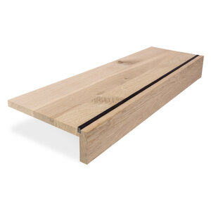 Eiken overzettrede - op maat - 2 cm - 8 cm neus - rustiek Eiken overzettrede - op maat - 2 cm - 8 cm neus - rustiek