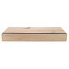 Eiken overzettrede - op maat - 2 cm dik - met neus van 8 cm hoog - rustiek eikenhout (B/C) - verlijmde overzet traptrede - 20 mm