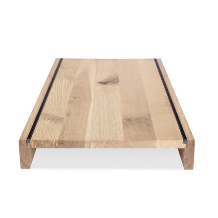Eiken overzettrede - met dubbele neus van 7 cm hoog (2 stuks) - op maat - 2 cm dik - rustiek eikenhout (B/C) - verlijmde overzet traptrede - 20 mm Eiken overzettrede - met dubbele neus van 7 cm hoog (2 stuks) - op maat - 2 cm dik - rustiek eikenhout (B/C) - verlijmde overzet traptrede - 20 mm