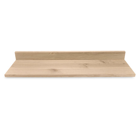 Eiken overzettrede - op maat - 2 cm dik - met neus van 7 cm hoog - rustiek eikenhout (B/C) - verlijmde overzet traptrede - 20 mm Eiken overzettrede - op maat - 2 cm dik - met neus van 7 cm hoog - rustiek eikenhout (B/C) - verlijmde overzet traptrede - 20 mm