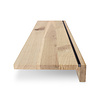 Eiken overzettrede - op maat - 2 cm dik - met neus van 7 cm hoog - rustiek eikenhout (B/C) - verlijmde overzet traptrede - 20 mm Eiken overzettrede - op maat - 2 cm dik - met neus van 7 cm hoog - rustiek eikenhout (B/C) - verlijmde overzet traptrede - 20 mm