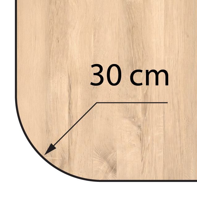 Radius: 30 cm