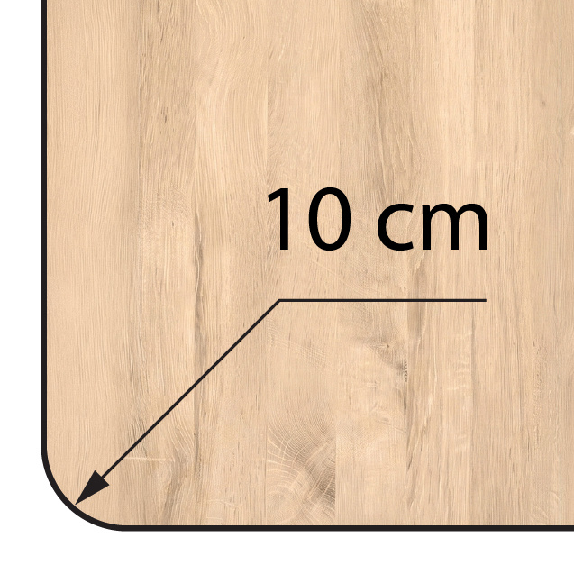 Radius: 10 cm