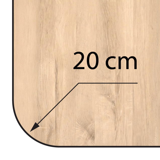 Radius: 20 cm