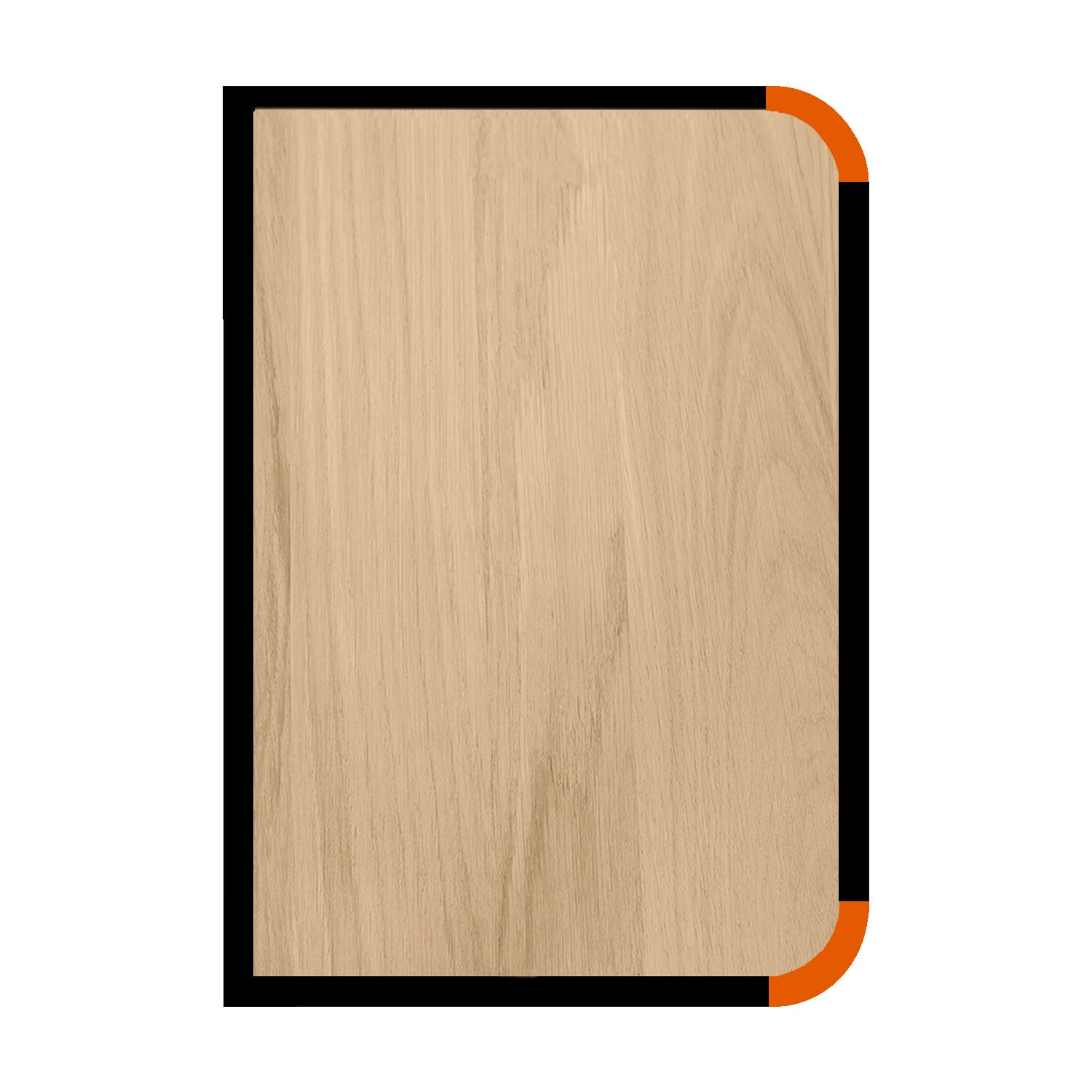 2 ronde hoeken (lengtemaat)