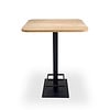 Eiken bartafel - ronde hoeken - vierkant - 2,7 cm dik - vierkante eiken bar-/sta (horeca) tafel van foutvrij eikenhout (A/B) met brede lamel - 27 mm Eiken bartafel - ronde hoeken - vierkant - 2,7 cm dik - vierkante eiken bar-/sta (horeca) tafel van foutvrij eikenhout (A/B) met brede lamel - 27 mm