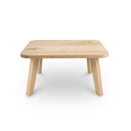 Eiken salontafel - ronde hoeken - vierkant - 2,7 cm dik - vierkante eiken tafel van rustiek eikenhout (B/C) met brede lamel - 27 mm Eiken salontafel - ronde hoeken - vierkant - 2,7 cm dik - vierkante eiken tafel van rustiek eikenhout (B/C) met brede lamel - 27 mm
