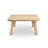 Eiken salontafel - ronde hoeken - vierkant - 2,7 cm dik - vierkante eiken tafel van foutvrij eikenhout (A/B) met brede lamel - 27 mm Eiken salontafel - ronde hoeken - vierkant - 2,7 cm dik - vierkante eiken tafel van foutvrij eikenhout (A/B) met brede lamel - 27 mm