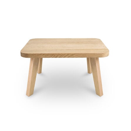 Eiken salontafel - ronde hoeken - vierkant - 4 cm dik - vierkante eiken tafel van foutvrij eikenhout (A/B) met brede lamel - 40 mm Eiken salontafel - ronde hoeken - vierkant - 4 cm dik - vierkante eiken tafel van foutvrij eikenhout (A/B) met brede lamel - 40 mm